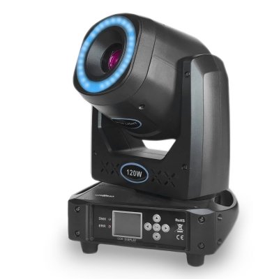 Moving Head Spot com Anel LED 100W CROMA112BSW