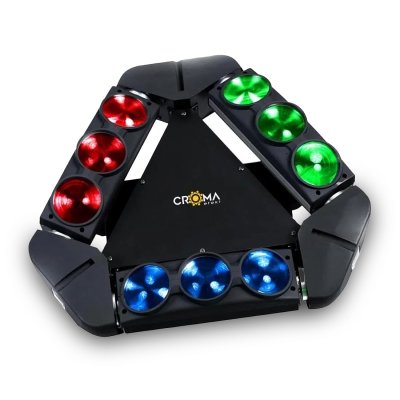 Efeito LED Spider Light RGBW Croma Efekt CROMAFX110