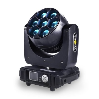 Moving Head Wash 280W LED RGBW DMX Croma CROMAHEAD108