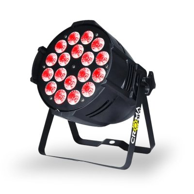 Refletor de LED PAR 270W RGBWA-UV dmx Croma CROMALIGHT123