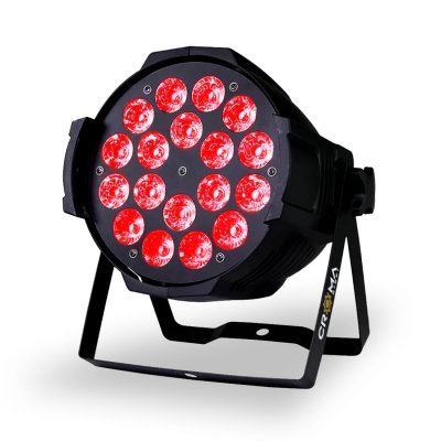 Refletor de LED 144W RGBWA DMX 25 graus Croma CROMAPAR144B